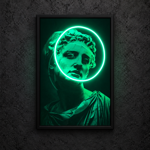David Art — main artwork, neon on