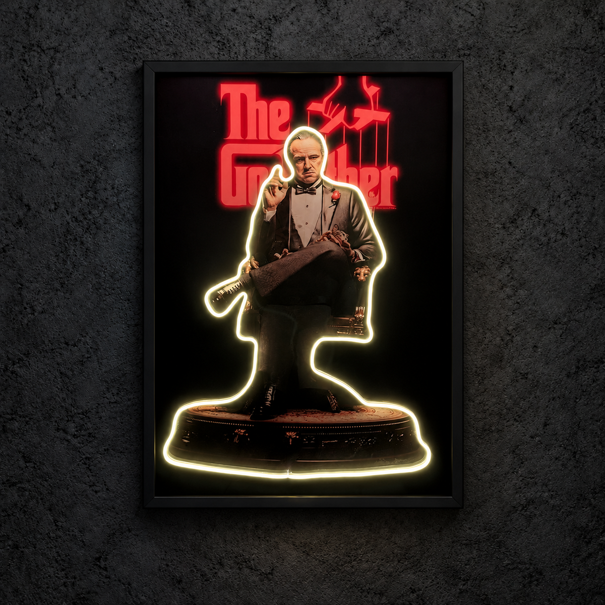 El Padrino — main artwork, neon on