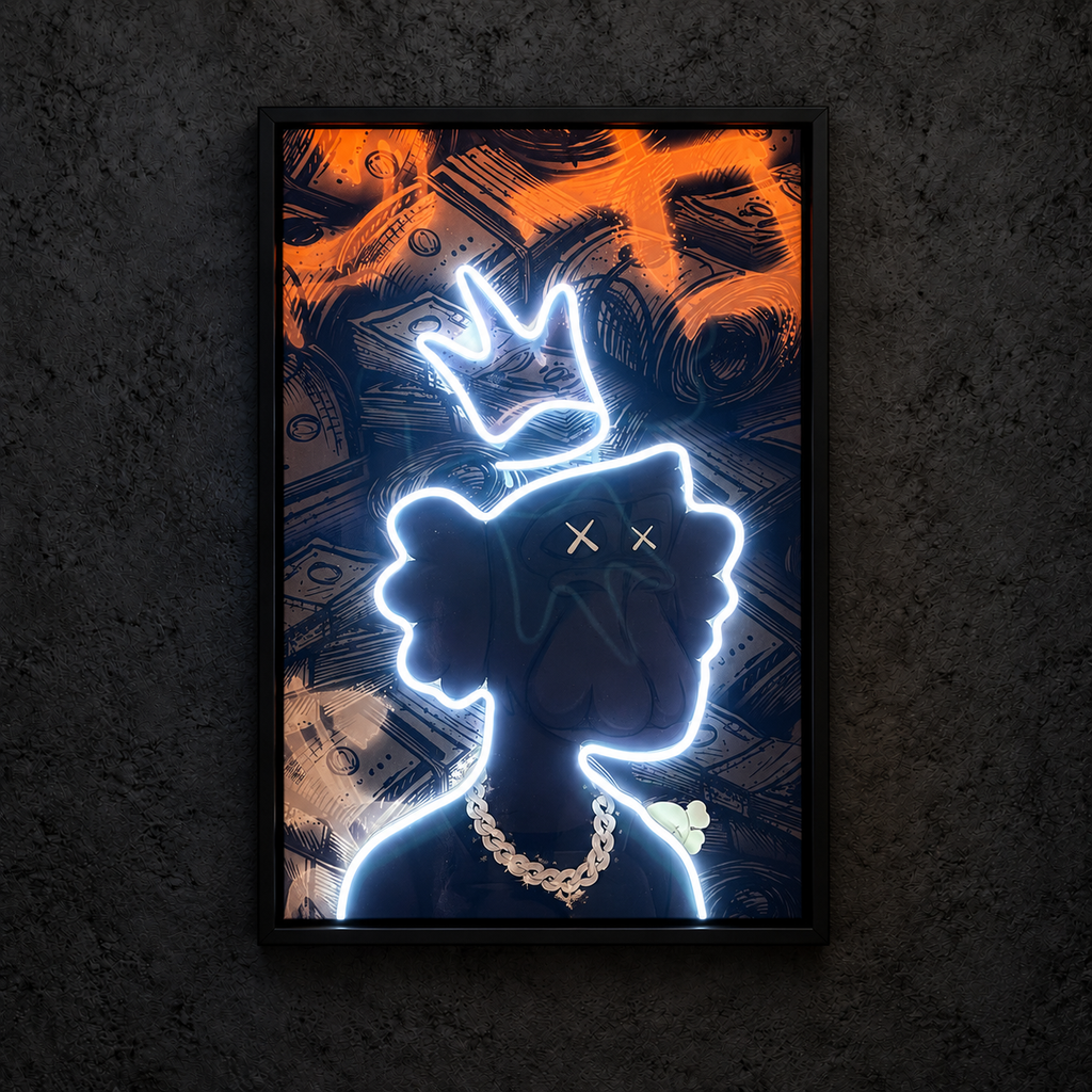 Exclusive Ape — main artwork, neon on