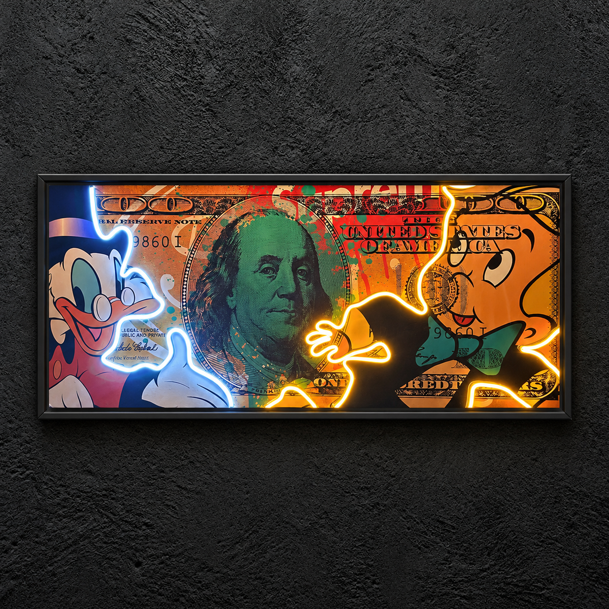 Exclusive Dollar Mc Pato Ricky Ricos — neon on