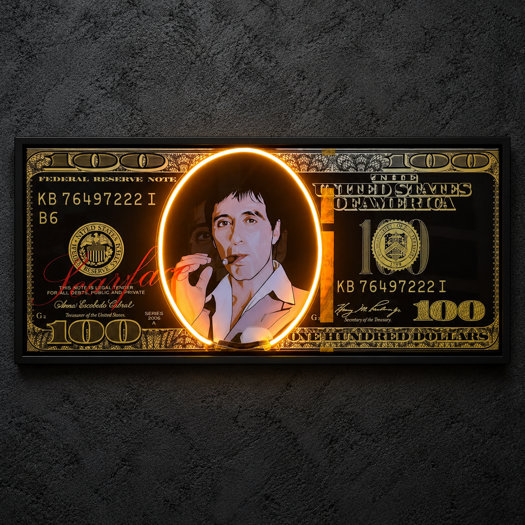 Exclusive Golden Scarface Dollar main on