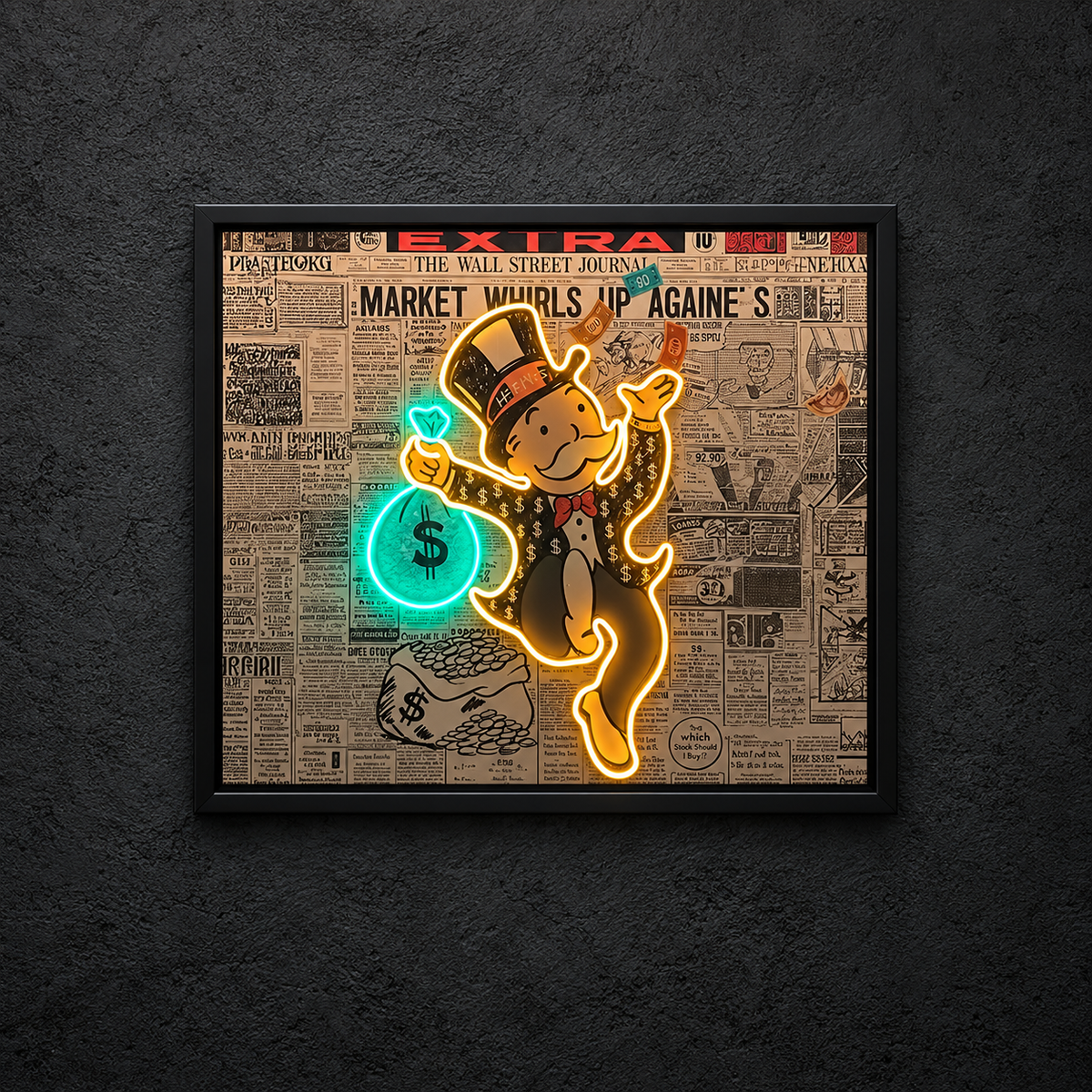 Exclusive Monopoly — neon on