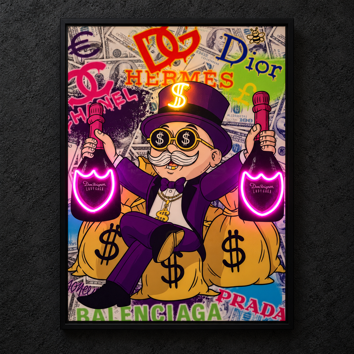Exclusive Monopoly Man Domperignon Lady Gaga Edition main on
