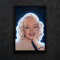 Marilyn Monroe — main artwork, neon on