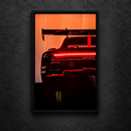 Porsche GT3RS — main artwork, neon on