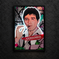 Scarface Censored — main artwork, neon on